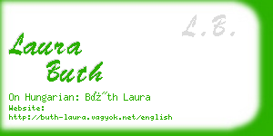 laura buth business card